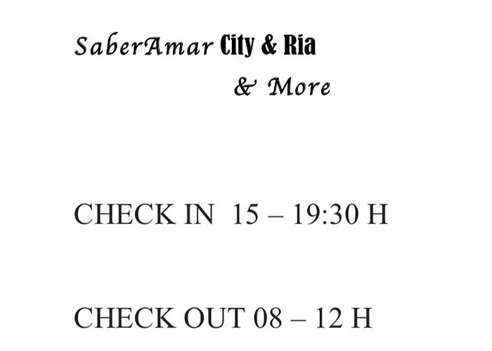 Appartement Saberamar & Ria &